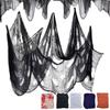 183*76cm Horror Halloween Stof Decoratie Griezelige Gaas Stof Stof Eng Spookhuis Prop Spinnenweb Halloween Feest Decor