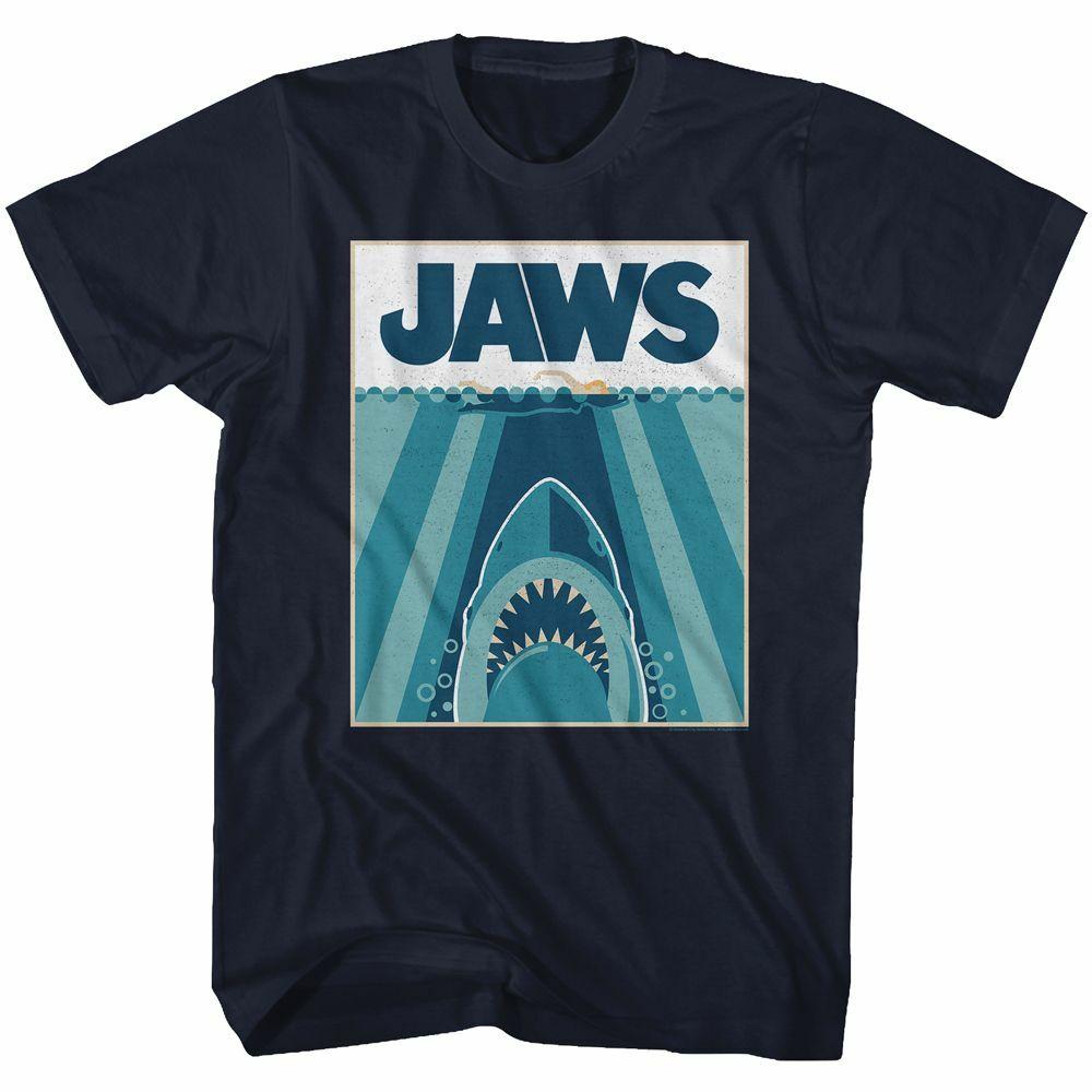 Jaws Jaw5441 Navy Adult T-Shirt M