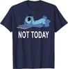 Hot Fashion Casual Disney Lilo & Stitch Not Today Stitch T-Shirt S-4XL Summer