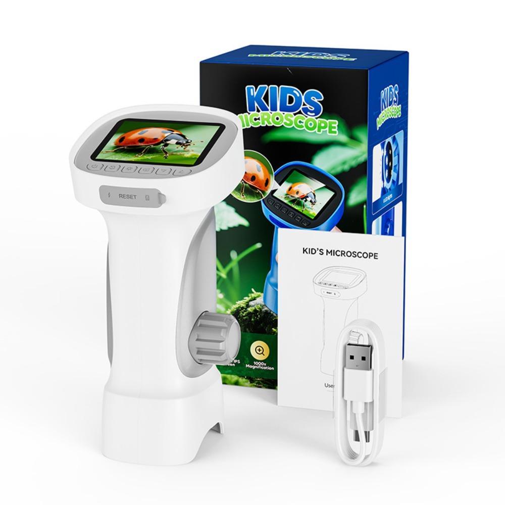 1000x Zoom Digital Microscope 2 Megapixels Kids Mini Microscope  Children's Birthday Gifts