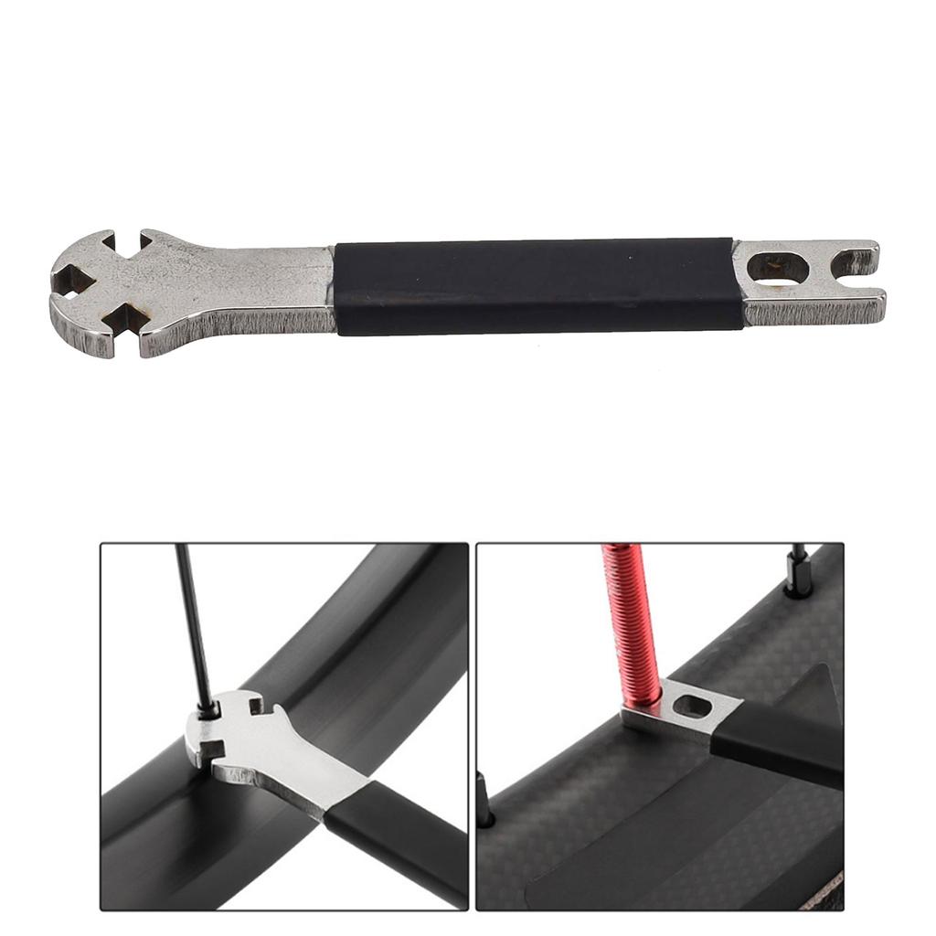 Bike Spoke Wrench Wheel Spanner Bike Fastening Correction Device Repair Tool