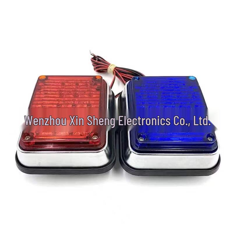 Brangdy Red Blue Emergency Side Warning Light