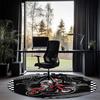 Off-road motoren Gedrukt Rond Vloerkleed Stoelkleed Gebiedskleed Entree Deurmatten, voor Kantoorstoel Woonkamer Slaapkamer Keuken.