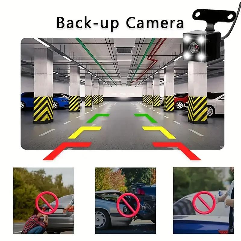 Auto Dashcam 4 Kanaals Black Box Rijcamera FHD 1080P Voor Links Rechts Achter Nachtzicht Loop Opname Recorder Video Voertuig DVR
