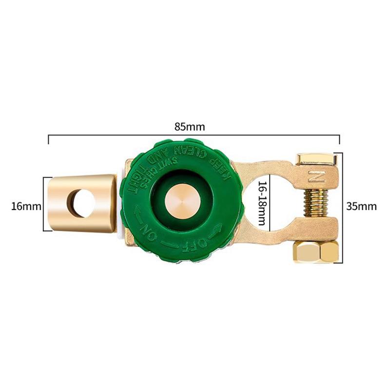 1PCS Universal Car Battery Switch Terminal Parts Battery Disconnect Isolator Cut Off Switch Protector Automotive Accessories