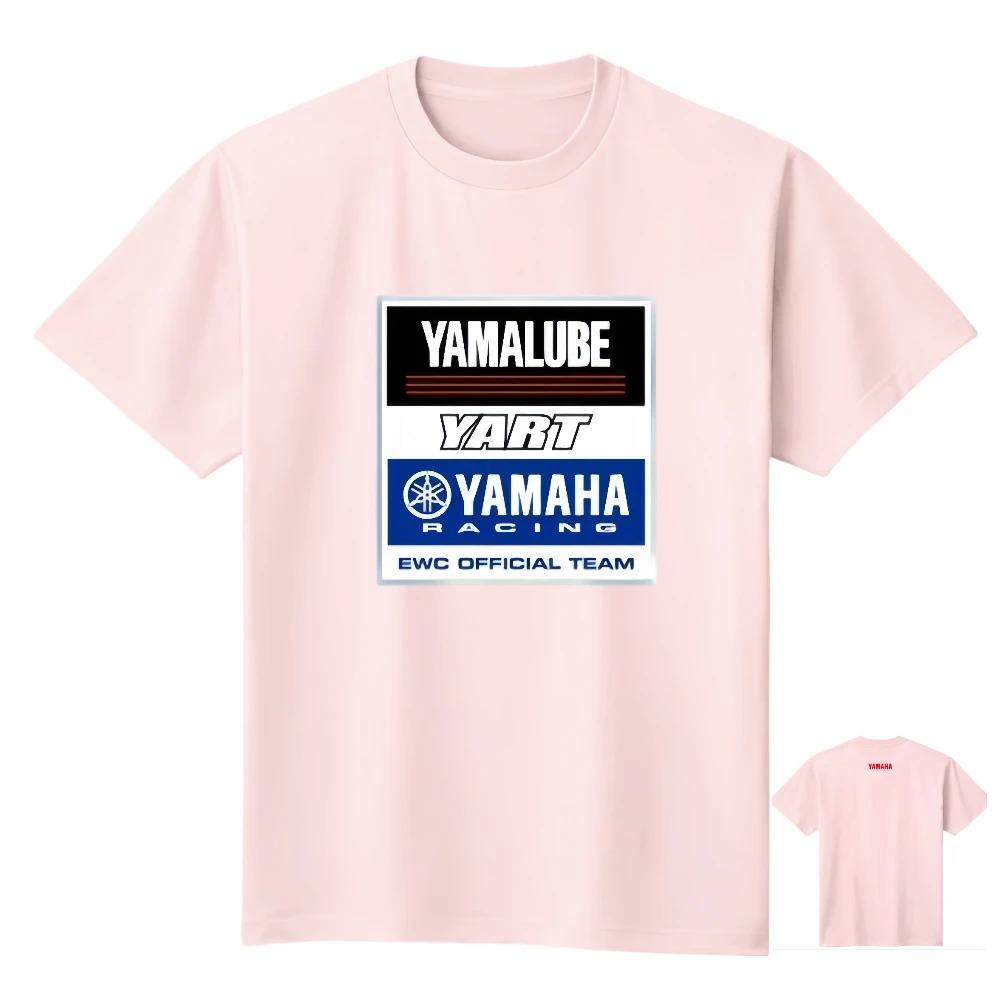 More New 2025Summer Yamaha Car Motorcycle Racing Locomotive Men's T-Shirt Printed Locomotive Loose Crew Neck K2Y Short Sleeve