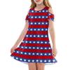 Girls' A-Line Dress -Summer Sleeveless Casual Sundress Toddler Dress