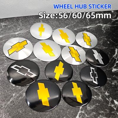 56mm 60mm 65mm Auto Radnabenkappen Aufkleber Für Silverado Impala Malibu Cruze Camaro Blazer Aveo Spark