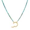Collana in Acciaio Inossidabile con Ciondolo a Cuore, Nuvola, Fiore e Uccello in Zircone Colorato