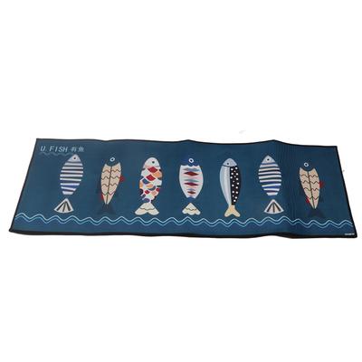 Floor Mat Prevent Slip Wearable Comfortable Cute Pattern Kitchen Pad for Living Room Bathroom