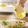 Glass Bear Shaped Oil Sprayer Bottle with Handle ,Ideal for Air Fryers, Kitchen Use, Transparent Design for Easy Monitoring,