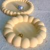 Round Bubble Coaster Silicone Molds For Diy Epoxy Jewelry Storage Tray, Plastic Tray Cement Cup Pad Injection Resin Mold