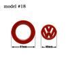 FD02-Car Styling Steering Wheel Logo Decoration Stickers For Volkswagen GTI Polo Golf Passat Scirocco Jetta Beetle Tiguan Accessories