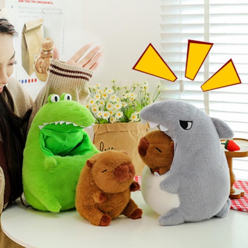 Cute Capybara Peripheral Plush Doll Capibara Plush Doll Giant Kawaii Stuffed Animal Doll Children Kids Birthday Gift Toys