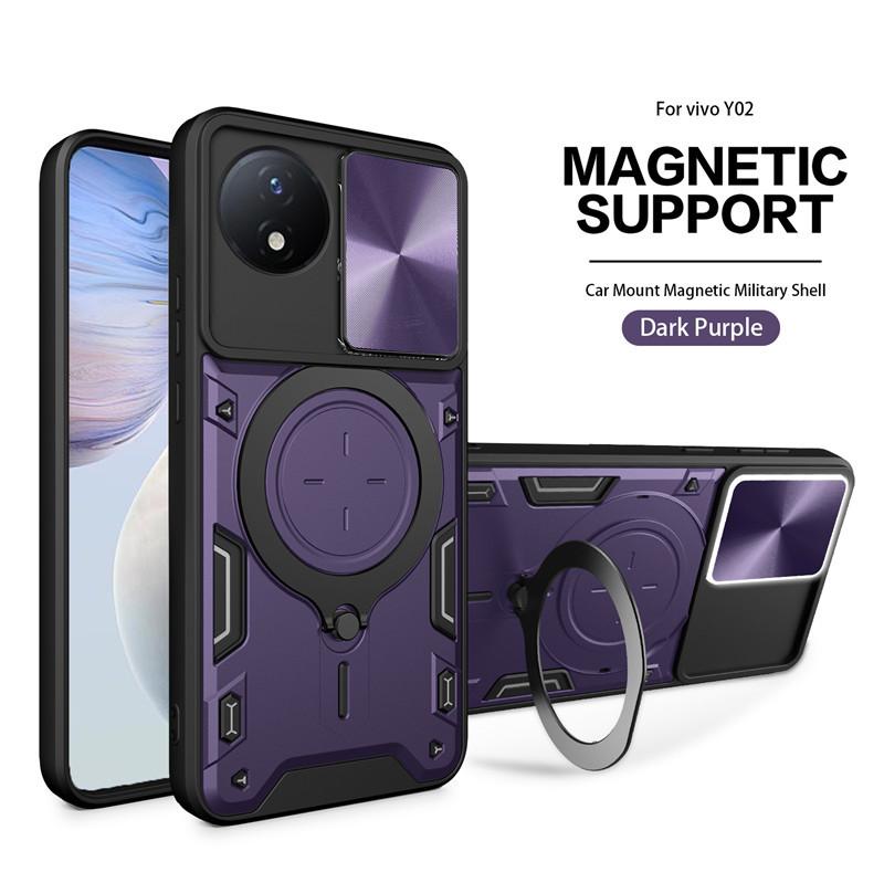 Applicable To Vivo X300 Jiashang Mobile Phone Case iQOO15 Magnetic Suction Push Window Anti-drop Protective Case V25 Three-proof Case