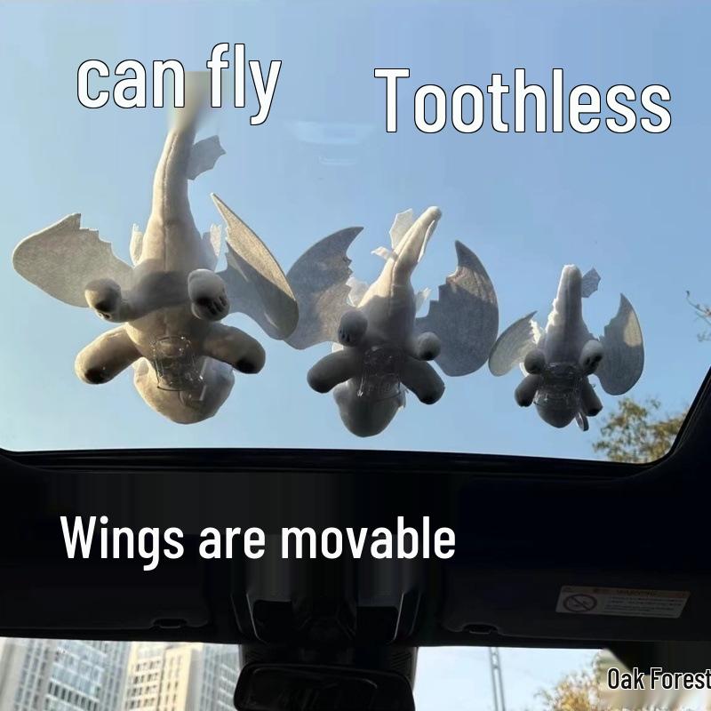 Bezzubý Ozdoba na střechu auta a motocyklu: Roztomilá panenka přívěsek dekorace