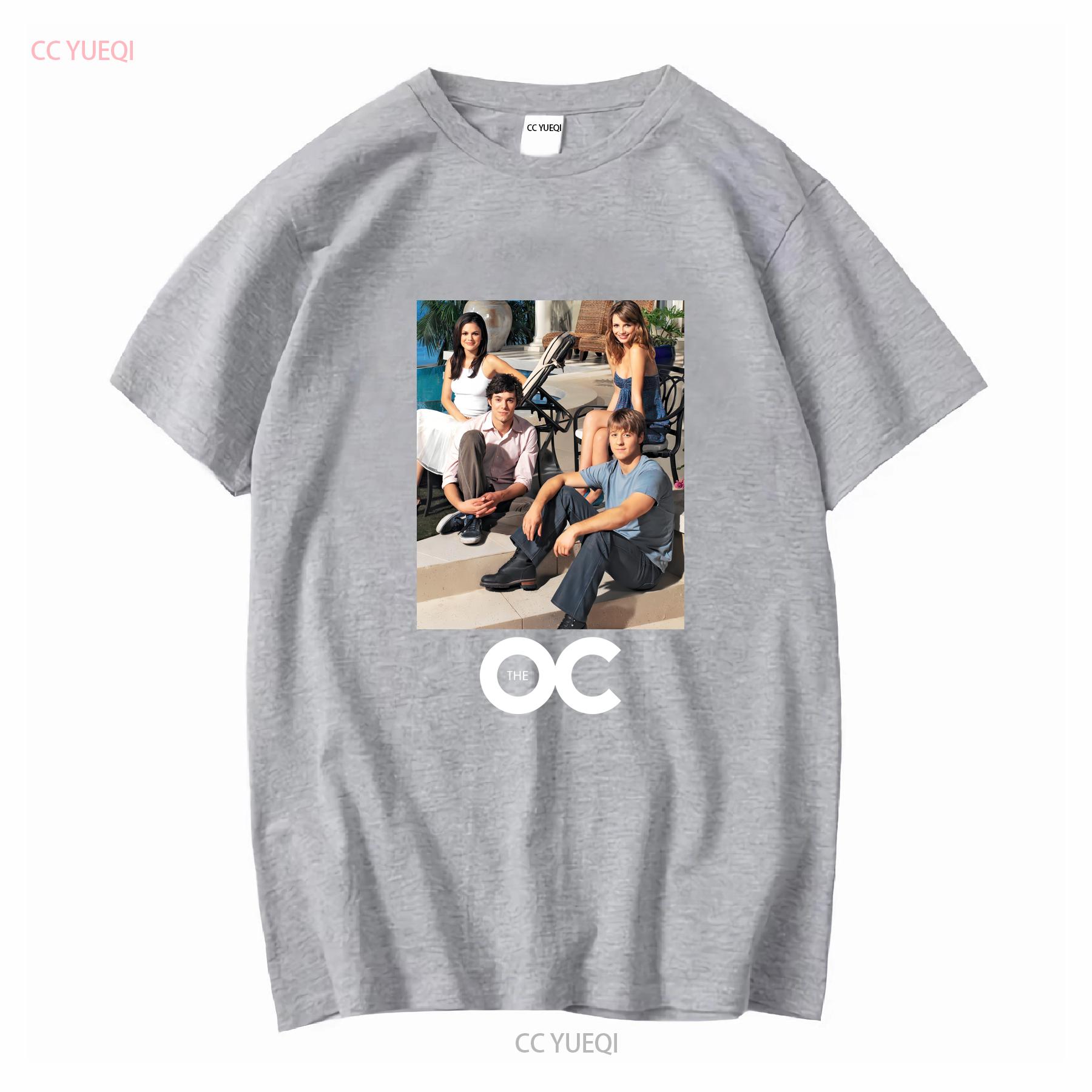 

the oc cast photo unisex cotton fandom tee seth summer marissa ryan oversized graphic fan T Shirt long or short sleeves Stylish S