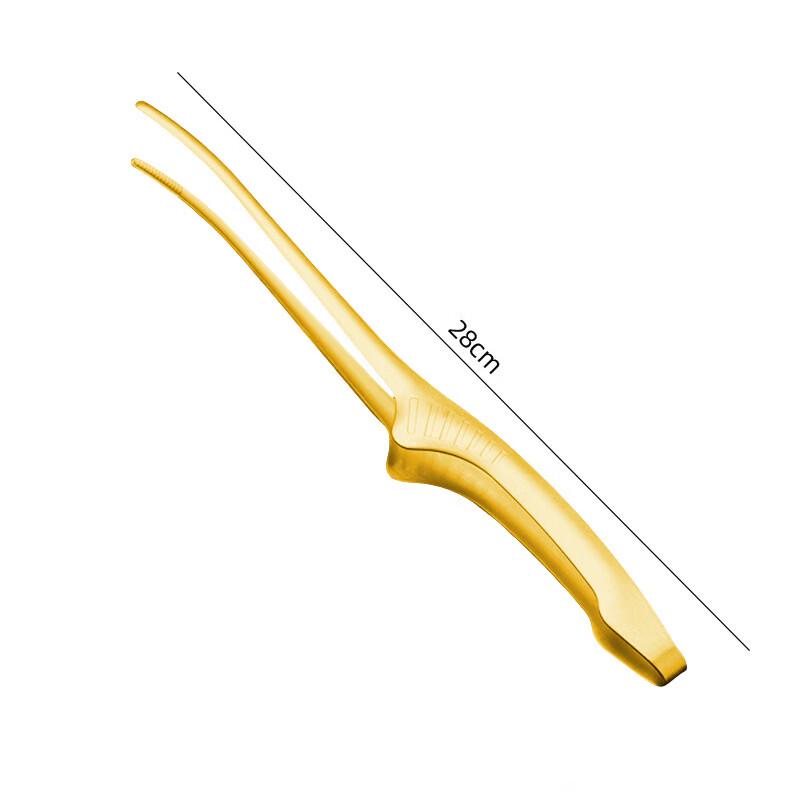 Abay Stainless Steel Extended Food Tongs
