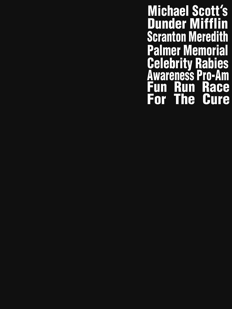The Cure The Office T-Shirt - Michael Scott's Fun Run Race for the Cure Classic T-Shirt
