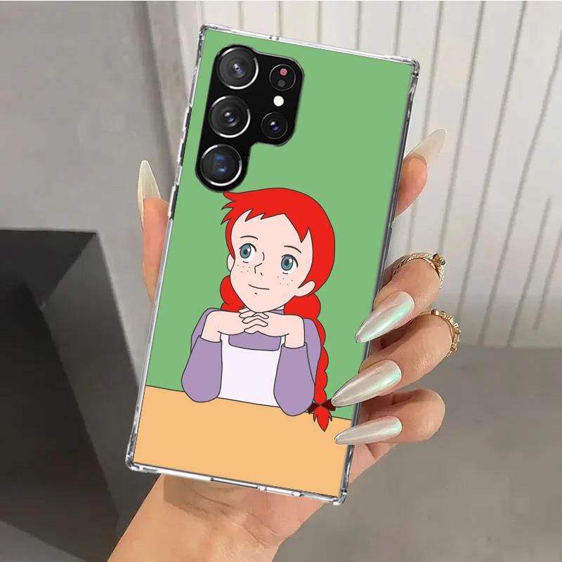 A-Anne Of Green Gables Shirley Phone Case for Samsung Galaxy S26 S24 S23 Ultra S25 Edge S22 S21 Plus S20 FE + Soft Print Shell F