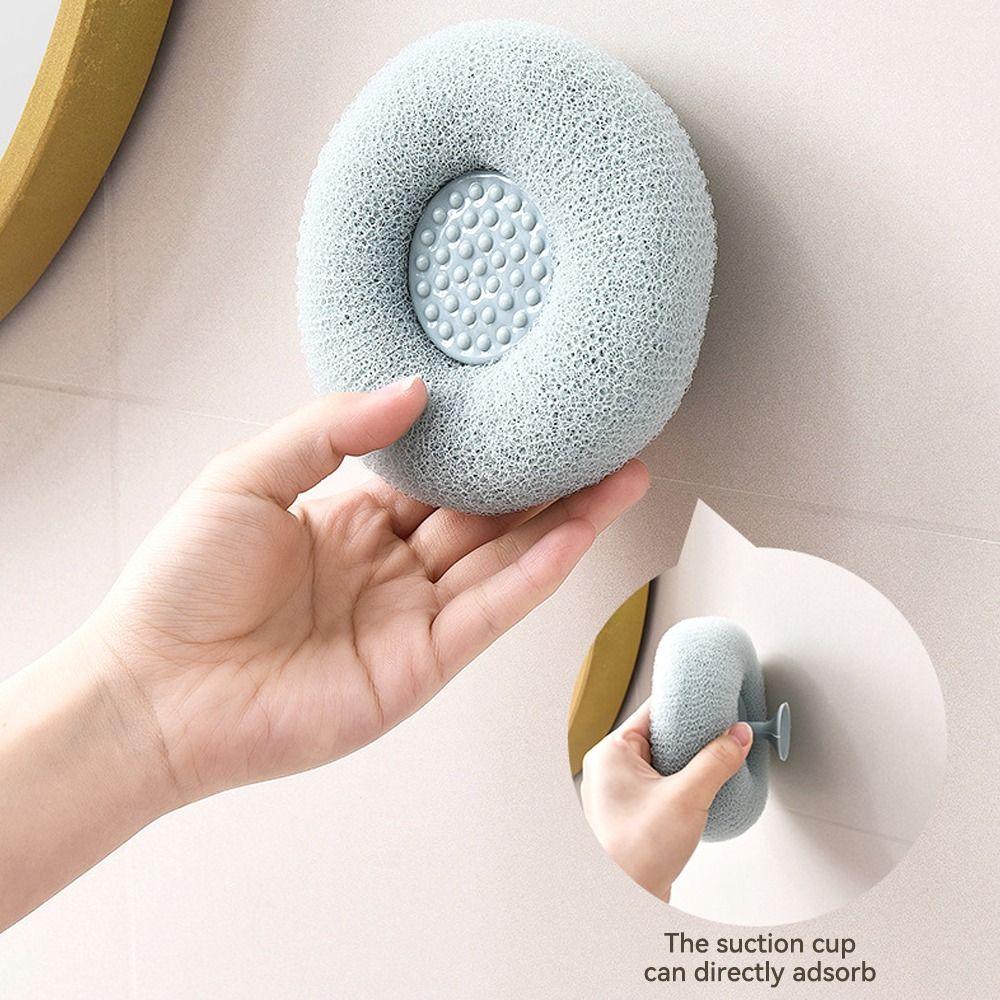Rich Bubble Body Scrubber Dead Skin Remover Massage Brush Soft Body Exfoliating Sponge  Women Men