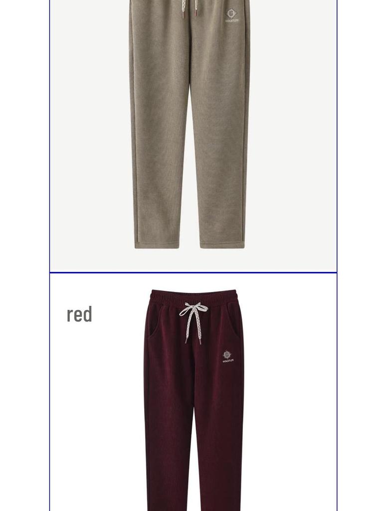 Women's Ultra-Thick Velvet-Lined Winter Casual Pants – Plus Size, Fashionable European Style