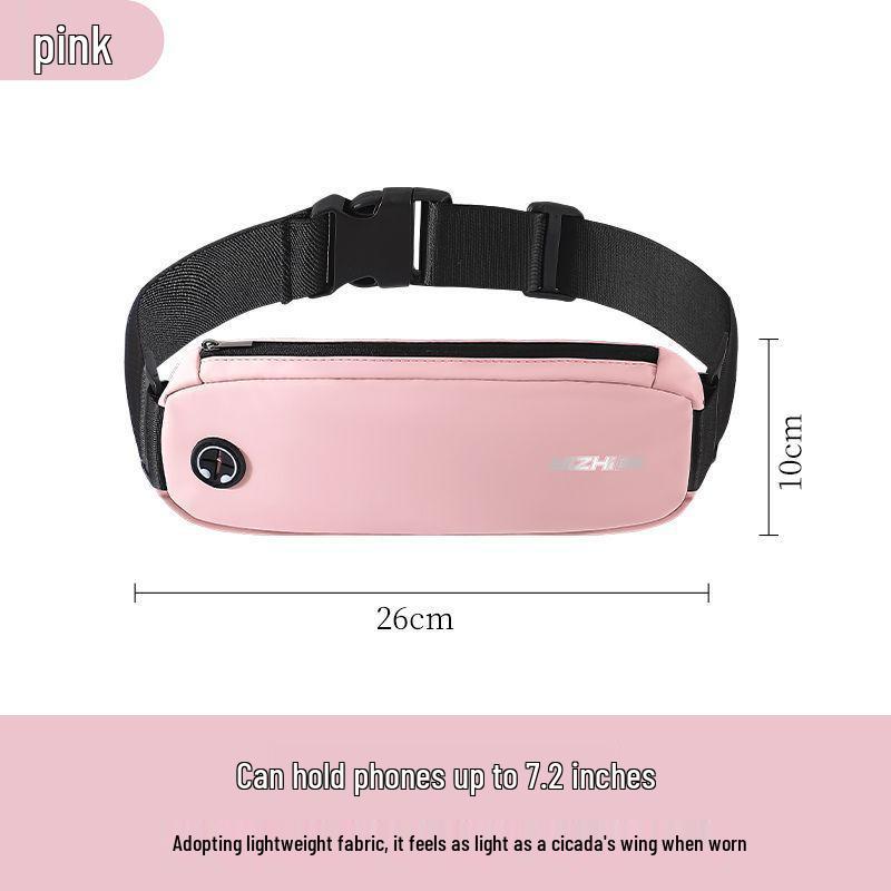 Women's Waterproof Running Waist Pack - Large Capacity, Invisible Storage for Outdoor Fitness & Travel