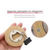 Magnet Bamboo Bottle Opener Round Beer Bottle Opener Simple Can Driver  Home