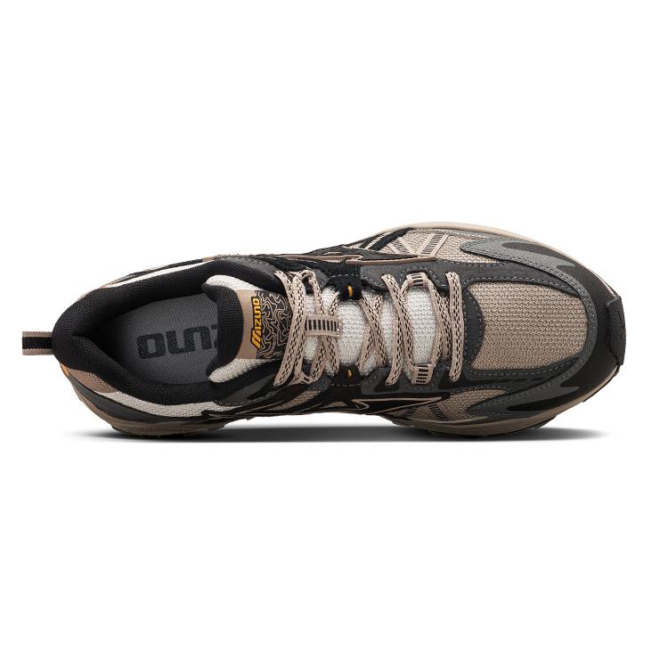 Mizuno Racer Trail Breathable Low-Top Running Shoes Unisex Running Shoes Light-Brown D1GH223808