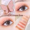 AGAG Lucky Koi Butterfly Eyeshadow Palette: 6 Earth Tone Colors in Pearl, Glitter, Shimmer, and Matte Finishes for Beginners