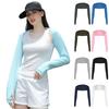 Summer Outdoor Sports Arm Sleeves UV Protection Breathable Sweat Absorbing Cycling Sleeve Cover Fingerless Design Lightweight Fabric