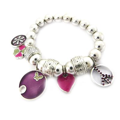 [G6020] - Purple 'Princess Butterfly' Designer Bracelet