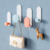 Strong Sticky No-Drill Adhesive Wall Hooks Damage-Free Clothes Hanger for Bathroom And Bedroom Storage Rack