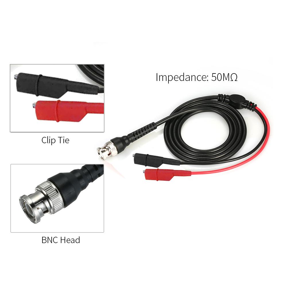 LODESTAR BNC to Alligator Clips Test Kits BNC to Dual Testing Clip Test s Probe 50M Ohm RF Coaxial Cable with BNC