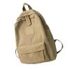 Fashion Backpack Nylon High Capacity Woman Schoolbag for Travel Hiking College School Khaki
