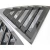 New 2pcs Racing Rear Quarter Window Louvers for Chevy Malibu 2011-2015 (Glossy Black)