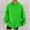 Women's Fashion Casual Solid Color Pocket Long Sleeve Hoodie