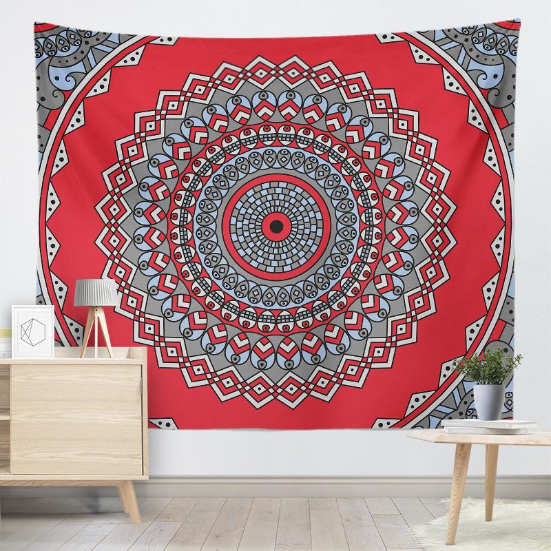 Mandala wall hanging tapestry sofa background cloth wallpaper student dormitory decoration