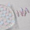 1pcs Cute Cat Claw 3D Jelly Relief Nail Stickers 3D Adhesive Stickers For Nails DIY Slider Nail Art Decorations