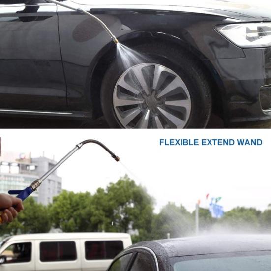 Upgraded Jet Nozzle for Garden Hose Power Washer Wand Hydro Jet High Pressure Washer Tools with 2 Different Nozzles And Hose Quick Connectors