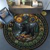 Bear Nature Harmony Round Area Rug Under Office Chairs Bedroom Living Room Home Decor