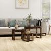 VidaXL Nesting Tables 3 Pcs Smoked Oak Engineered Wood 815222