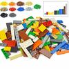 150PCS City Thin Bricks Multicolour DIY Model Smooth Thin Building Blocks Toy Parts Bulk Figures Educational Children Toys Gift