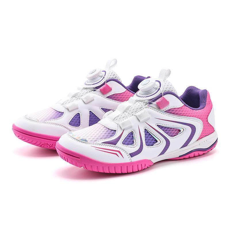 2026 Spring Unisex Children's Breathable Badminton Shoes - Non-slip, Comfortable Double Mesh Trainers