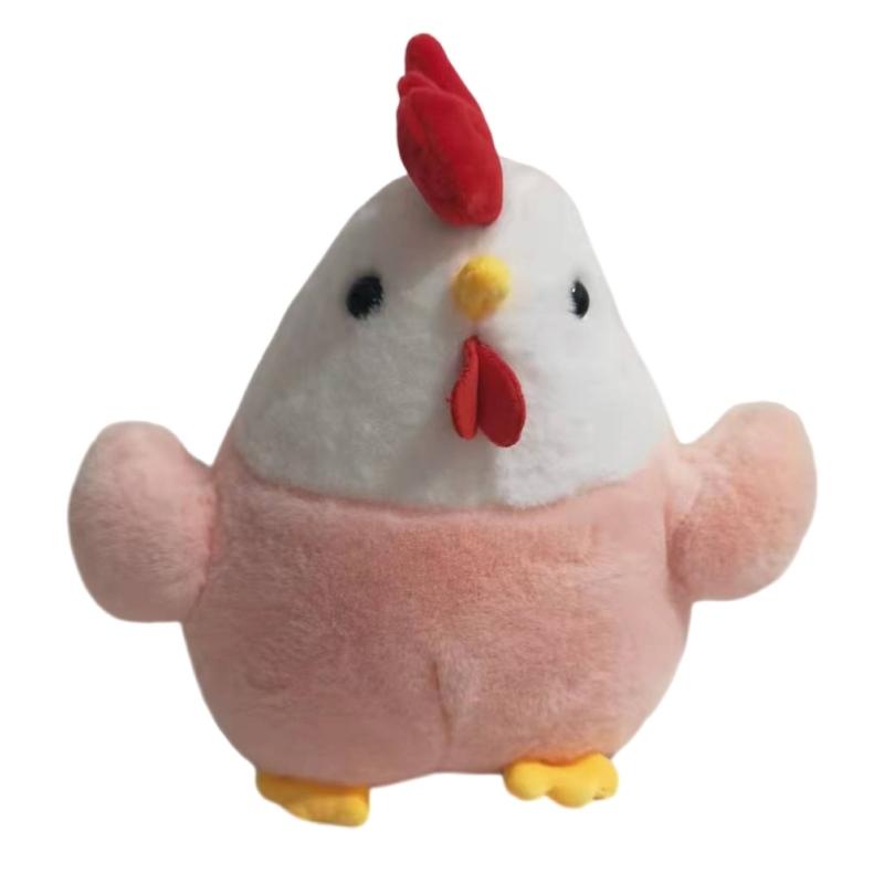

Plush Chicken Toy Like Like Animal Easters Day Festival Theme Stuffed Chick Toy Early Education Kids Easters Basket Filler 1 рожевий