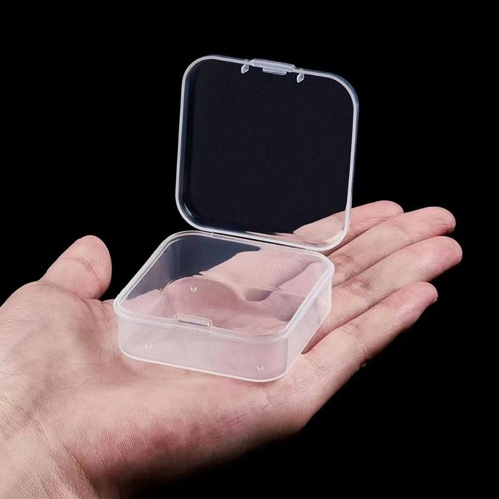 Plastic Jewelry Beads Storage Case Multi-Functional Pudding Bean Container Craft Storage