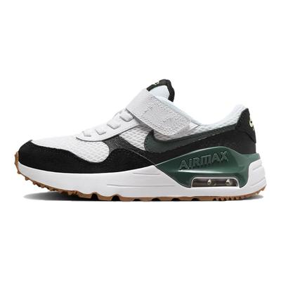 Air Max SYSTM PS White Black Vintage Green Kids Sneakers Barely-Volt DQ0285-115