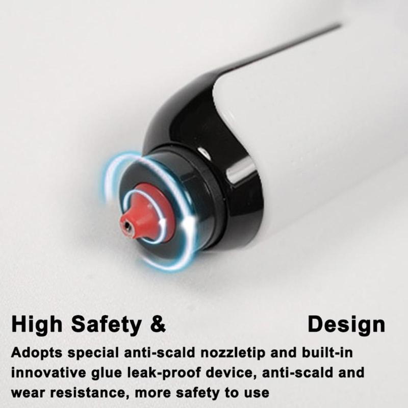 Portable Hot Glues Applicator Battery Powered Handheld Adhesive Glues Guns for Home DIY Projects 7mm Compatible