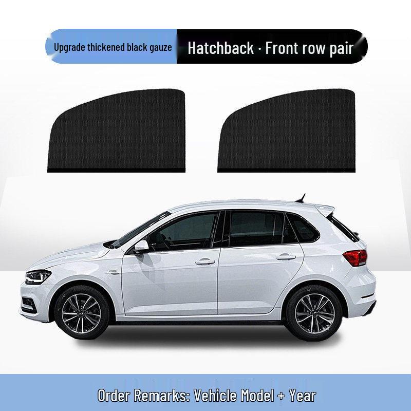 Car Window Sunshade & Mosquito Net - Insect Screen Privacy Curtain
