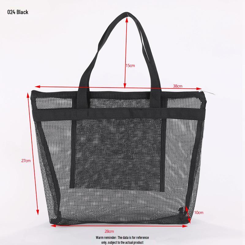 Portable Multi-Pocket Mesh Beach and Travel Bag